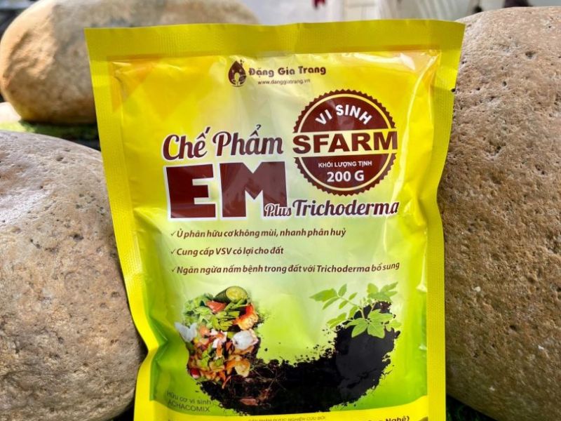 Chế hẩm EM Plus Trichoderma Sfarm 200 gram